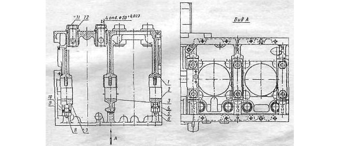 Картер двигатель трактора Т-16 (Д-16)