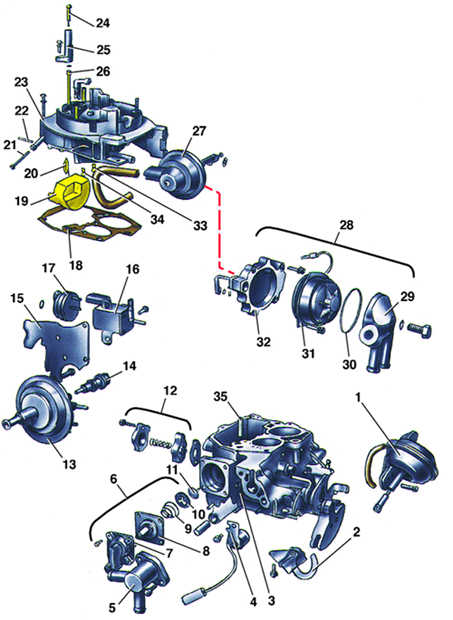 Ðåãóëèðîâêè êàðáþðàòîðà Pierburg 2Å2 Audi 100