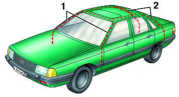  ������� ���������� (�� �������, ���������� �����) Audi 100