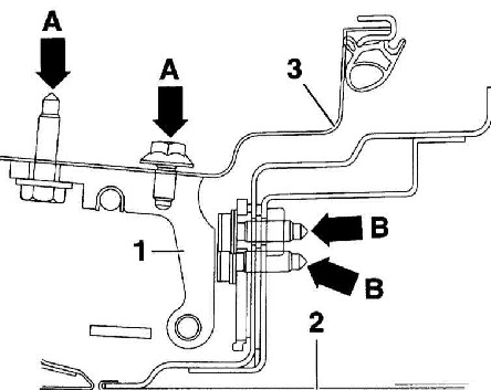 12.4.15 Регулировка двери Audi A4