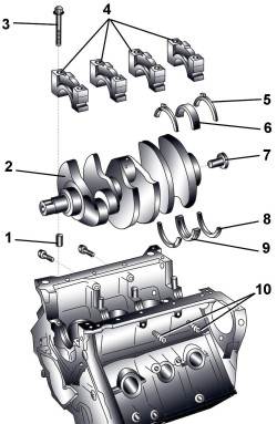 3.9 Коленчатый вал Ауди A8