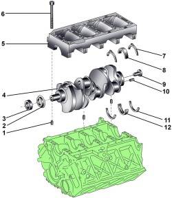 6.6 Коленчатый вал Ауди A8