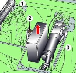 24.4 Электронные блоки в моторном отсеке Ауди A8