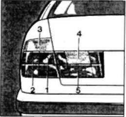 29.5 Замена ламп БМВ 5 (E34)