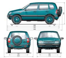 1.1 Общие сведения об автомобилях Chevrolet Niva 2002+