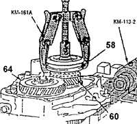 11.15 Разборка коробки передач и главной передачи Daewoo Nexia 1994+