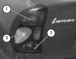 4.2.8 Проверка внешних осветительных приборов Daewoo Lanos 1997+