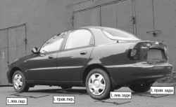 4.3.23 Проверка эффективности работы тормозной системы Daewoo Lanos 1997+