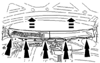 4.18 Демонтаж и монтаж электродвигателя переднего стеклоочистителя Ford Mondeo 2000-2007