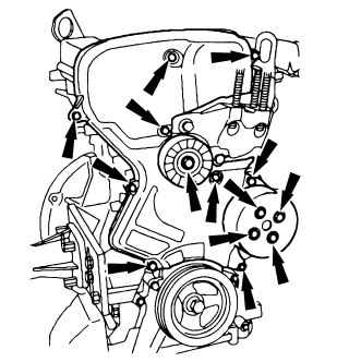 2.5.2 Разборка двигателя Zetec-SE 1,4 – 1,6 л Ford Focus
