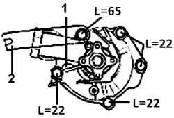 2.4.9 Водяной насос двигателей DOHC Хендай Соната