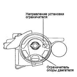 2.2.3 Снятие и установка опоры силового агрегата Хендай Матрикс