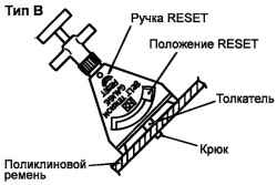 2.3.3 Регулировка ремня привода навесных агрегатов Хендай Матрикс