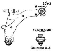 4.2.4 Снятие, проверка и установка нижнего рычага подвески Хендай Матрикс