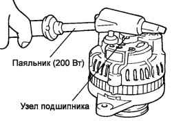 7.2.8 Разборка, проверка и сборка генератора Хендай Матрикс