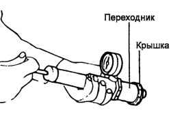 2.7.7 Проверка крышки радиатора Хендай Санта Фе