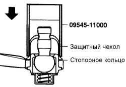 4.3.3 Снятие, проверка и установка нижнего рычага Хендай Санта Фе