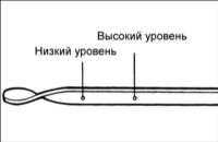 3.4 Проверка уровня моторного масла Хендай Акцент