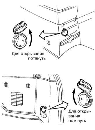 2.3.5 Органы управления и оборудование салона Инфинити QX4 1998-2004