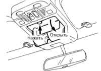 2.3.5 Органы управления и оборудование салона Инфинити QX4 1998-2004
