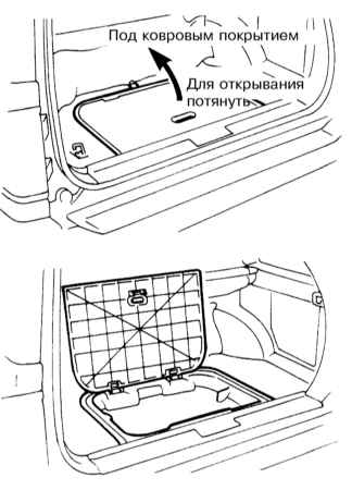 2.3.5 Органы управления и оборудование салона Инфинити QX4 1998-2004