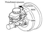 3.4 Проверка уровней жидкостей Инфинити QX4 1998-2004