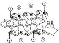 4.5 Снятие и установка впускного трубопровода Инфинити QX4 1998-2004