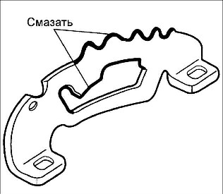 8.2.26 Проверка функционирования механизма блокировки рычага селектора Kia Rio
