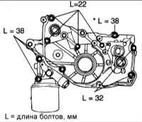2.8 Передняя крышка и масляный насос 2,0 л DOHC Киа Маджентис