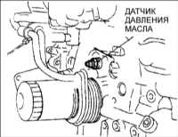 3.3 Проверка давления моторного масла Киа Кларус