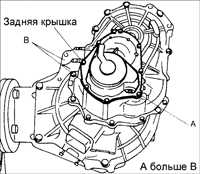 9.7 Разборка, проверка и сборка пятой/ задней передачи и задней крышки BF DOHC Киа Сефия