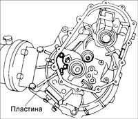 9.9 Картер сцепления и компоненты картера коробки передач BF DOHC Киа Сефия