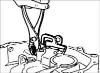 9.10 Картер сцепления и компоненты картера коробки передач TE DOHC Киа Сефия