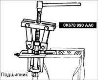 9.11 Первичный вал коробки передач BF DOHC Киа Сефия