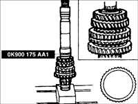 9.14 Вторичный вал коробки передач TE DOHC Киа Сефия
