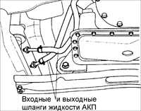 10.3 Процедура замены жидкости в преобразователе автоматической коробки передач Киа Сефия