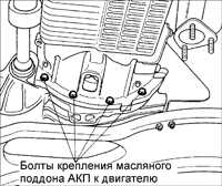 10.8 Снятие и установка автоматической коробки передач Киа Сефия