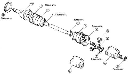 11.8 ШРУС типа Трипоид Киа Сефия