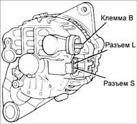 18.19 Снятие и установка генератора Киа Сефия