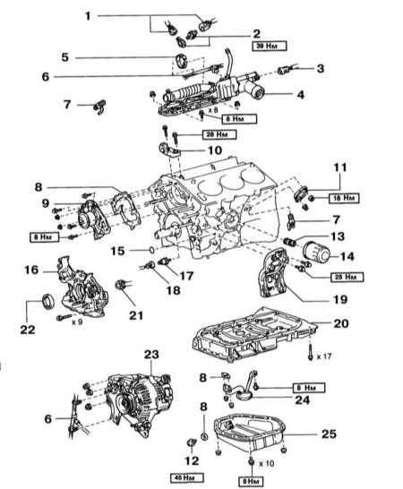 4.9 Блок цилиндров Лексус RX300