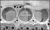 3.5.15 Проверка блока цилиндров Mazda 626