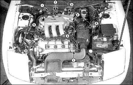 6.2.1 Системы снижения токсичности выхлопов и управления работой двигателя Mazda 626