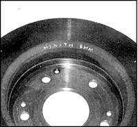 9.6 Тормозной диск Mazda 626