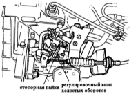 7.8 Проверка/регулировка числа оборотов холостого хода Mazda 323