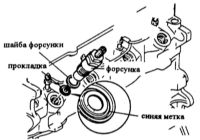 7.9 Снятие и установка форсунок Mazda 323