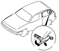 17.8  Задние поворотные стекла (на 3-дверных моделях) Mazda 323
