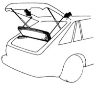 17.16 Крышка багажника (если имеется) Mazda 323