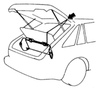 17.16 Крышка багажника (если имеется) Mazda 323