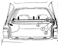 17.16 Крышка багажника (если имеется) Mazda 323
