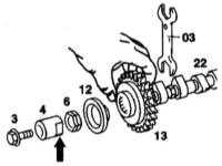 4.5.9 Снятие и установка регулятора фаз газораспределения Mercedes-Benz W140